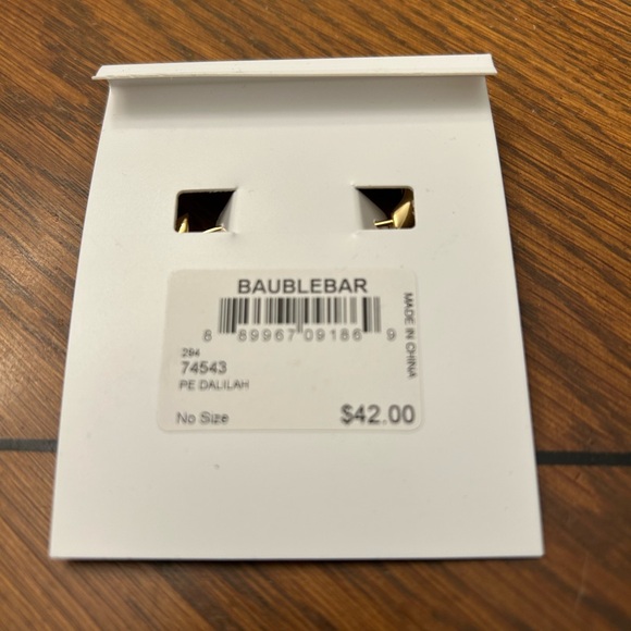 Baublebar Gold Hoops - Picture 3 of 4